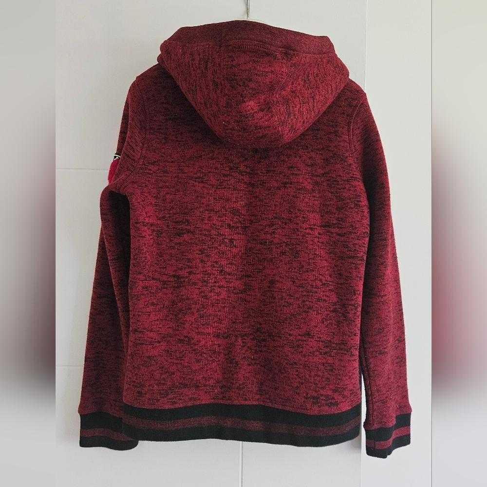 Canada Womens S Fleece Hooded Zip Up Sweater Small Hoody - Picture 2 of 6